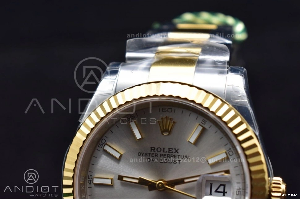 904L VS VSF on GoAnywhere SS 41 596 Dial Oyster Best 126333 YG Silver Bracelet 1:1 Edition DateJust 0524